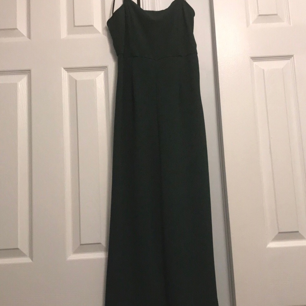 Dark green jumpsuit